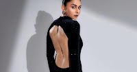 rajul preet backless black dress sexy back