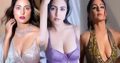 7 Hina Khan hot GIFs in deep neckline outfits which set internet on fire – Shinda Shinda No Papa actress.