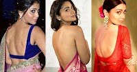 shriya saran sexy back saree backless blouse