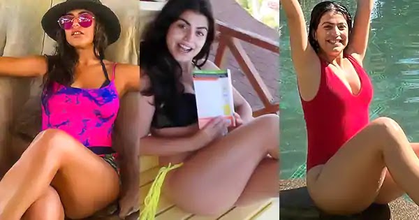 shenaz treasurywala legs bikini hot indian actress