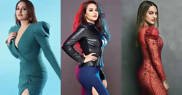 8 hot pics of Sonakshi Sinha giving a sideview of her fine curves in stylish outfits.