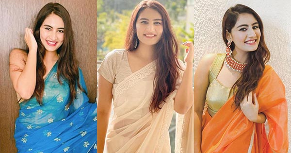 10 beautiful photos of Vedika Bhandari in saree – wiki bio, web series, Instagram, photoshoots.