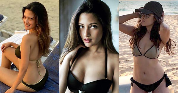 30 hot bikini photos of Riya Sen - Bollywood actress flaunting her sexy body in two piece.