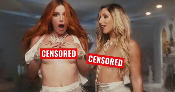 Bella Thorne with Abella Danger sets screens on fire - watch Shake It music video.