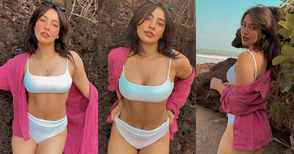 Neha Sharma in white bikini sets internet on fire – see viral hot photos.