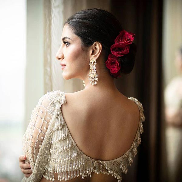 Rukmini Maitra backless saree hot photos