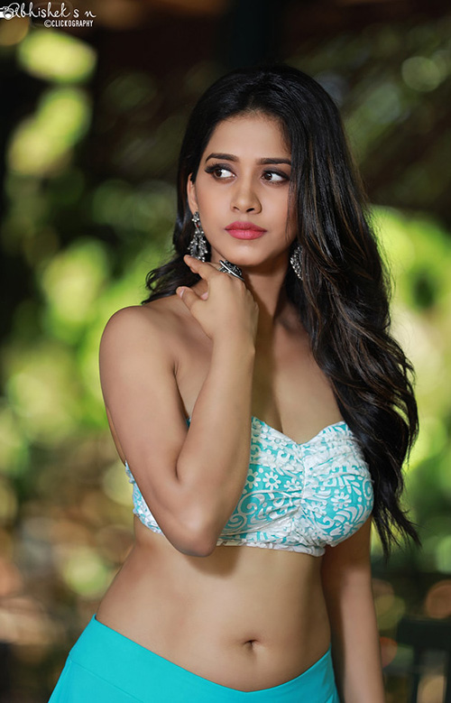 Nabha Natesh hot curvy indian actress