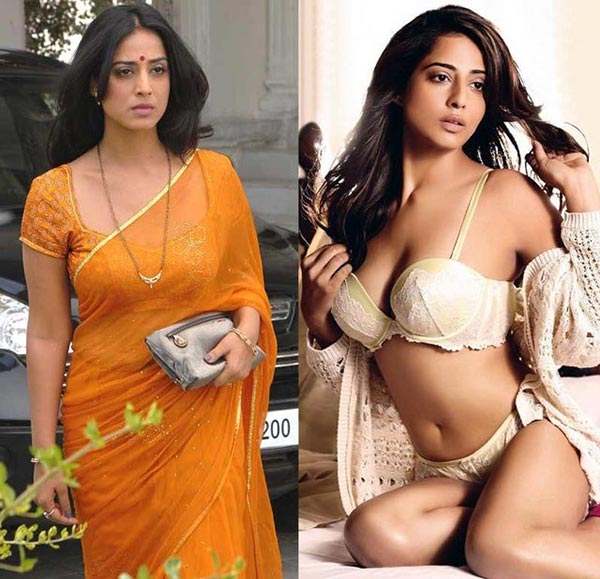 saree vs bikini indian actress