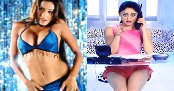 5 Indian tv actresses in their first old music videos.