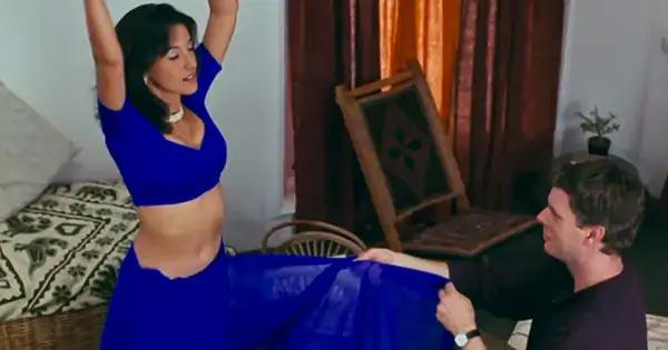 perizad zorabian hot scene saree seduction