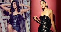 aahana kumra leather latex outfits