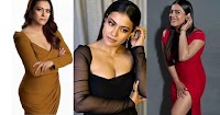 kajol bodycon dress curvy indian actress