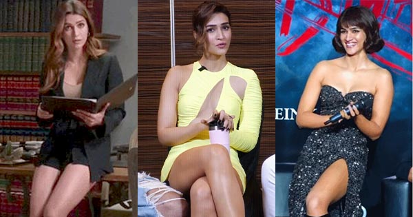 10 hot GIFs of Kriti Sanon flaunting her sexy legs.