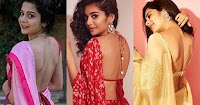 mithila palkar backless saree hot actress