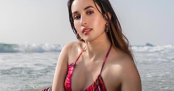 Aditi Budhathoki’s sensuous wet avatar in swimsuit makes fans crazy.