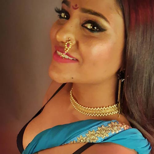 Ruks Khandagale saree actress ullu nuefliks hot masti