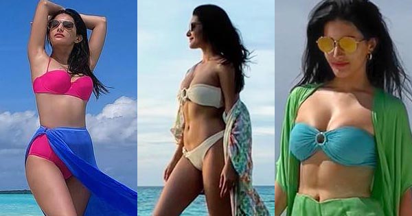 Amyra Dastur’s bikini and swimsuit photos sets temperature soaring – see now.