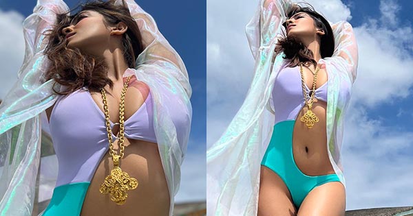 Malavika Mohanan flaunts her sexy body in swimsuit – see latest hot photos.