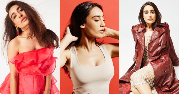 Surbhi Jyoti in an off shoulder dress, tank top, and a net dress – see these stylish look of hers.