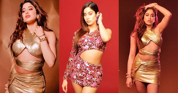 Janhvi Kapoor shows her curvy sexy body in stylish outfits  – watch video.