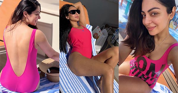 Neeru Bajwa sets internet on fire in pink swimsuit – beautiful Punjabi actress goes bold.