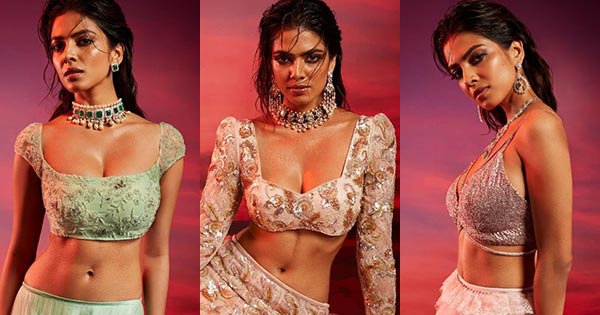 Malavika Mohanan flaunts ample cleavage and toned midriff in latest hot photoshoot.