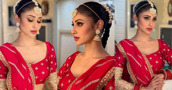 Mouni Roy in red lehanga sets stage on fire at IFFI 2021.