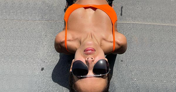 Malaika Arora in orange bikini top sets social media on fire – see latest hot photos.