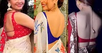 bhabhi ji actress saree backless blouse