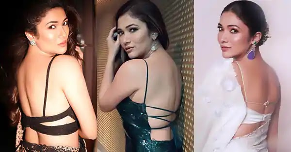 9 hot pics of Ridhima Pandit in backless dresses and sarees raising the temperature in style.