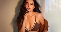 rukshar dhillon cleavage tiny top 