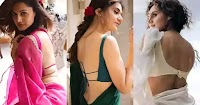 taapsee in backless saree sexy back