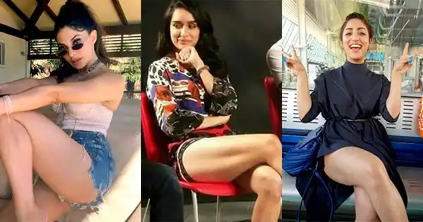 11 Bollywood actresses with best sexy legs thighs.