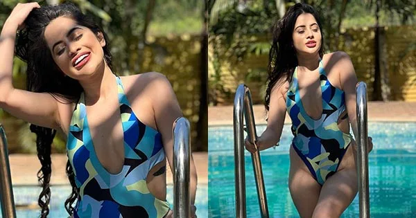 Urfi Javed flaunts her sexy body in swimsuit – see new hot photos.