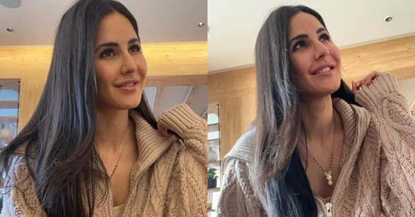 Katrina Kaif shows her mangalsutra design wearing a cozy sweater – see latest photos.