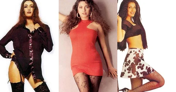 10 actresses of 90s Bollywood in stockings.