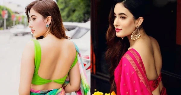 Aditi Budhathoki in backless saree raises the heat with grace – see now.