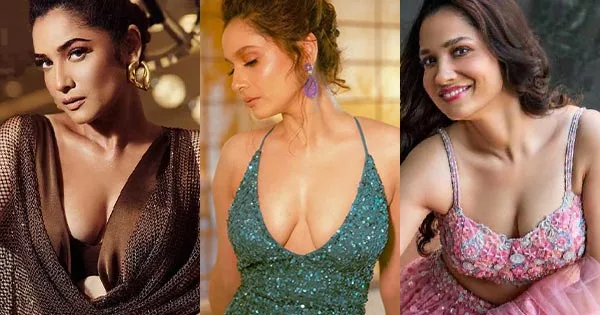 9 hot pics of Bigg Boss 17 contestant, Ankita Lokhande, flaunting ample cleavage in stylish outfits.