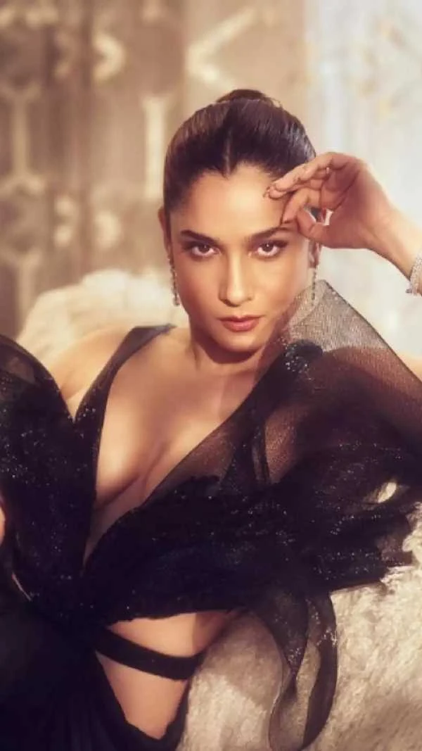 ankita lokhande cleavage busty bigg boss contestant