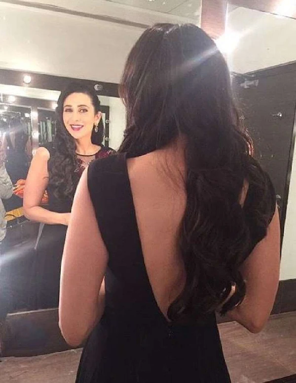 karishma kapoor backless dress hot actress