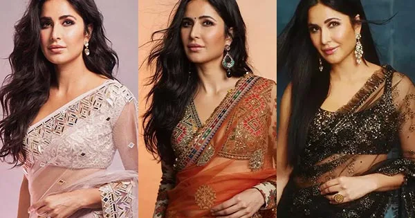 7 stunning photos of Katrina Kaif in sheer sarees.