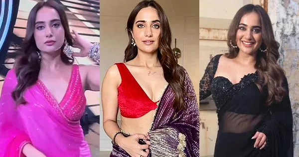 15 stunning hot pics of Kusha Kapila in sarees.