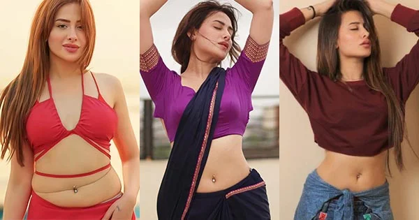 10 hot pics of Mahira Sharma flaunting her navel piercing – see now.