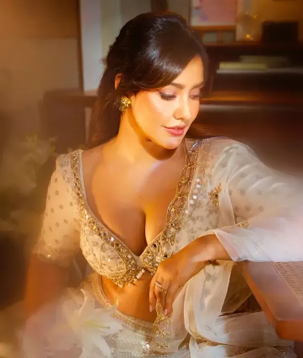 neha sharma cleavage busty indian actress