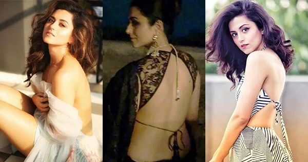 8 hot photos of Ridhi Dogra in backless sarees and dresses.