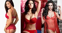 bollywood actress red lingerie sexy body