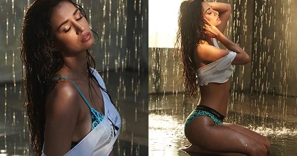 Disha Patani in Calvin Klein bikini shows her wet sensuous avatar – see new hot photos.