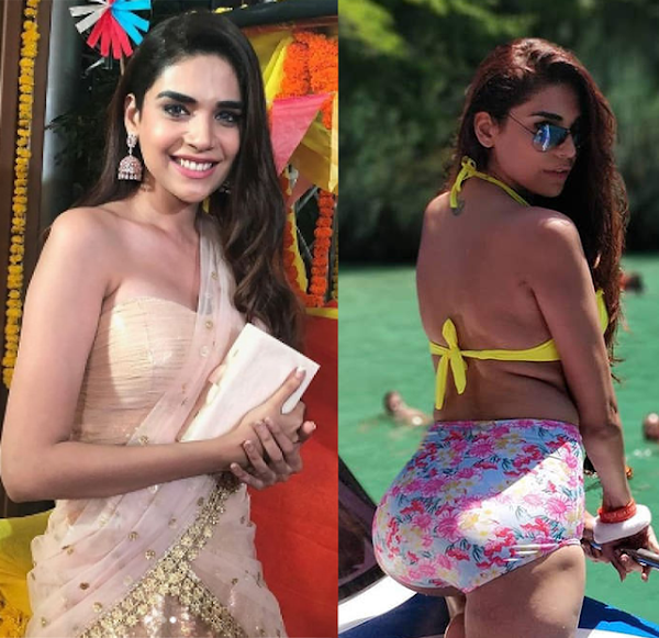 Anjum Fakih saree bikini tv actress