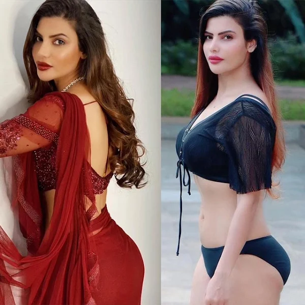 Sherine Singh saree vs bikini bollywood actress