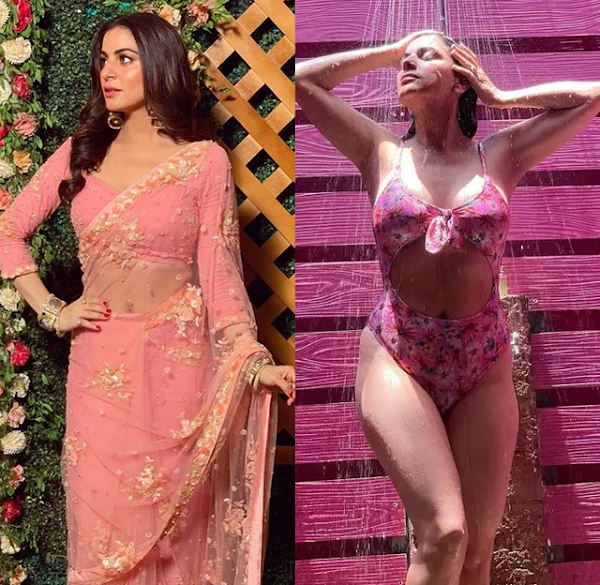 Shraddha Arya saree bikini tv actress